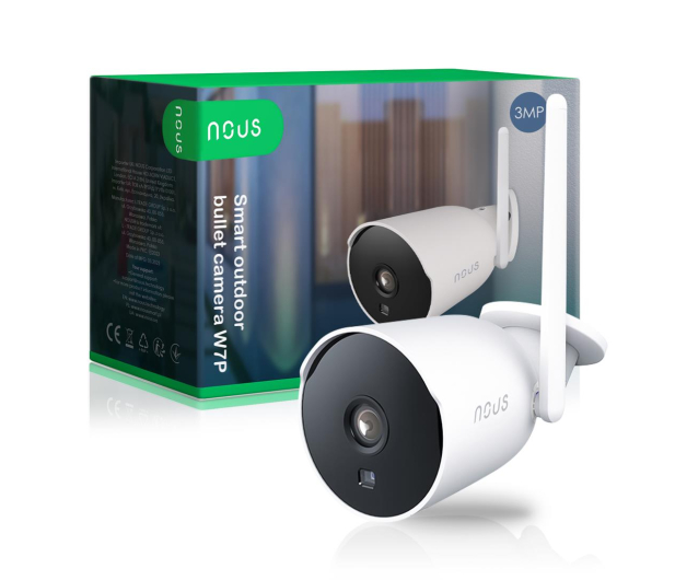 NOUS Inteligentna kamera W7P WiFi Bullet 3MP zewnętrzna 5905072800389 - 1153085 - zdjęcie